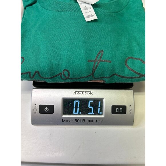 Bella Canvas Women’s Short Sleeve Graphic Tee Not Lucky Simply Blessed Green L - Picture 9 of 9